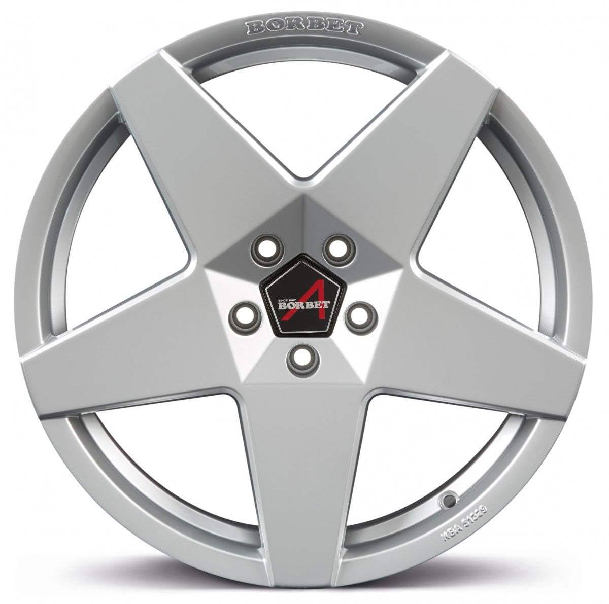 Borbet A brilliant silver 8.5x19 ET45 - LK5/112 ML57.1