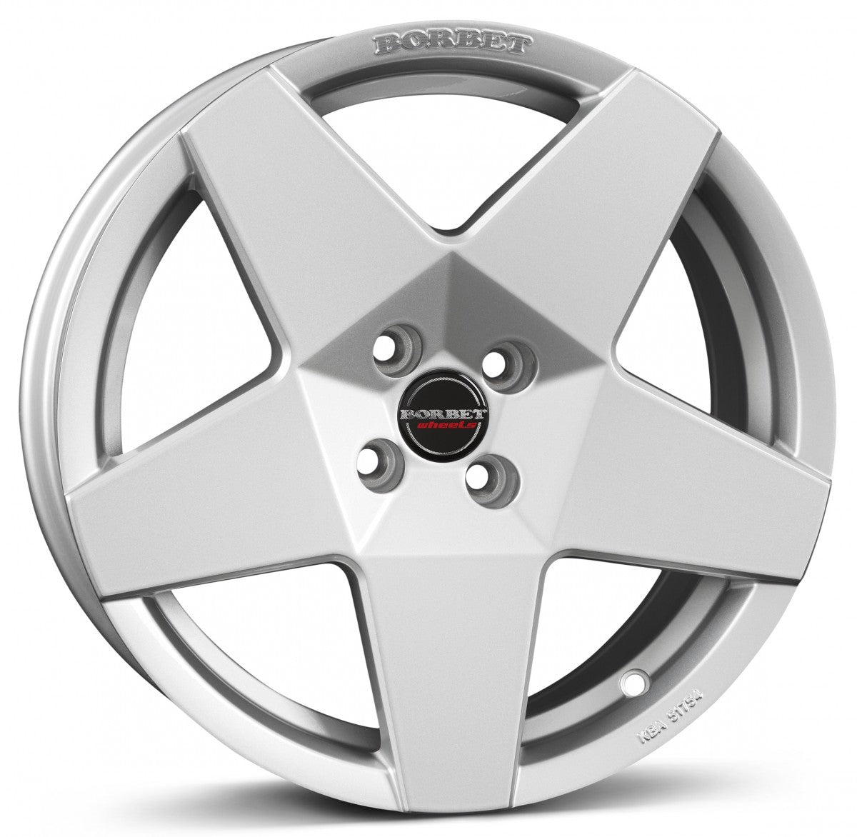 Borbet A brilliant silver 8.5x19 ET45 - LK5/112 ML57.1