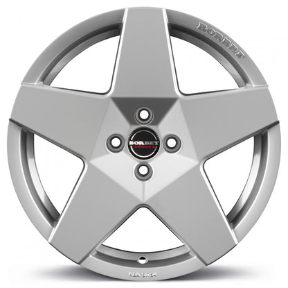 Borbet A brilliant silver 8.5x19 ET45 - LK5/112 ML57.1