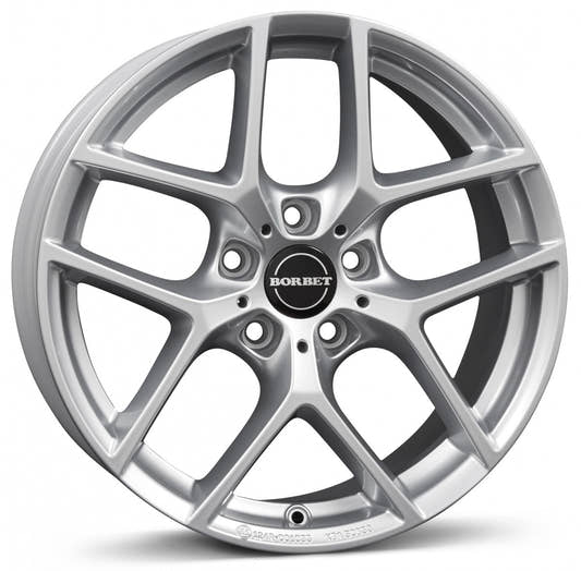 Borbet Y crystal silver BMW 9x19 ET35 - LK5/120 ML72.5