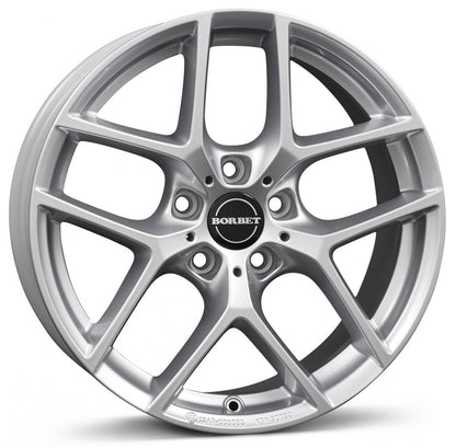 Borbet Y crystal silver BMW 9x19 ET35 - LK5/120 ML72.5