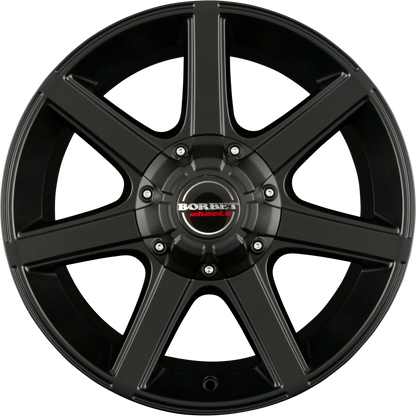 Borbet CWE black matt Alufelge 8x17 Zoll ET35 LK 6x139.7 ML93.1 – Bild 3