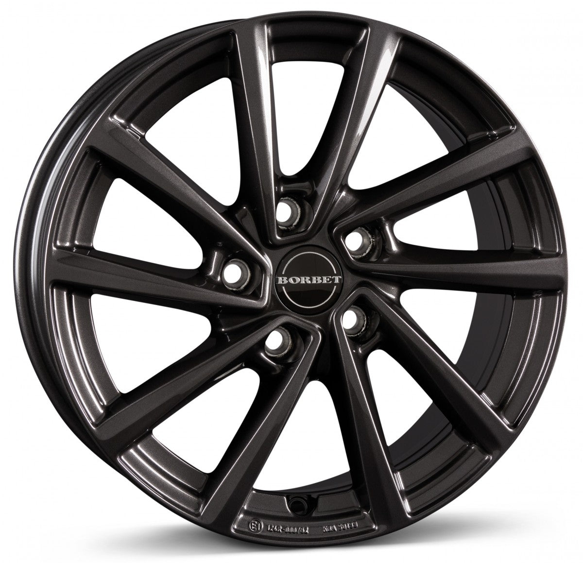 Borbet V mistral anthracite glossy 7x18 ET38 - LK5/110 ML65.1