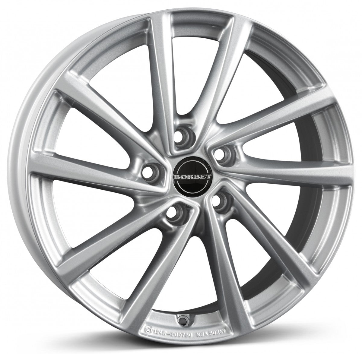 Borbet V crystal silver 7x18 ET54 - LK5/112 ML66.6