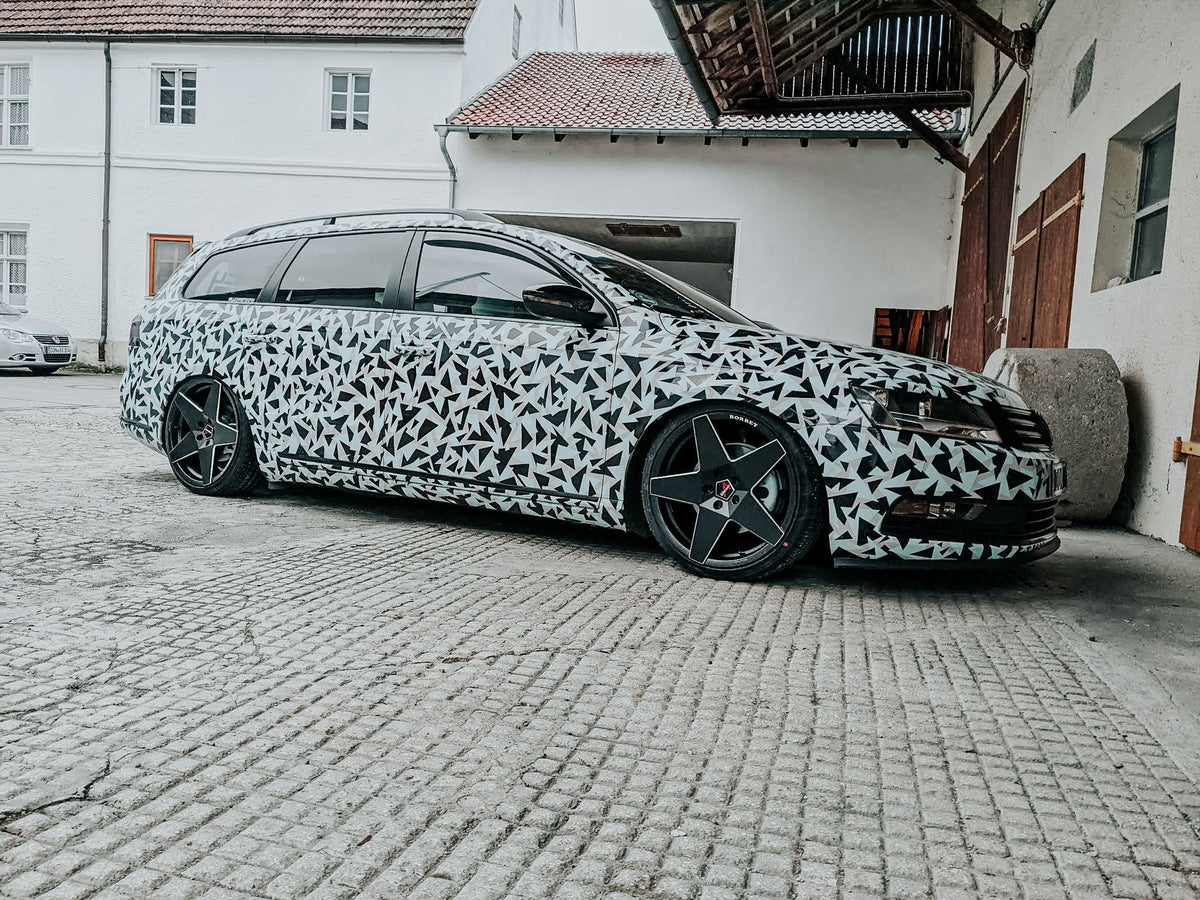 Borbet A black matt Alufelge 8x17 Zoll ET42 LK 5x108 ML63.4 – Bild 8