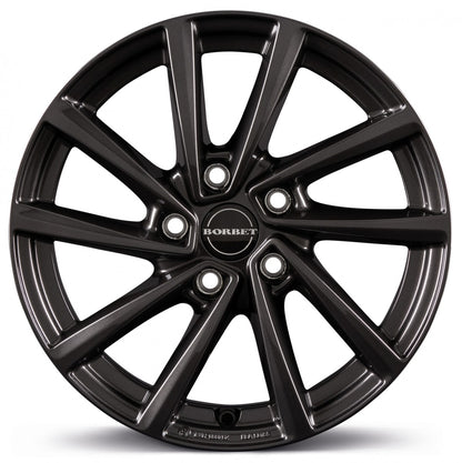 Borbet V mistral anthracite glossy 7x18 ET41 - LK5/114.3 ML67.1