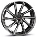 Borbet VTX graphite polished Alufelge 9.5x19 Zoll ET51 LK 5x112 ML66.5