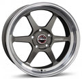 Borbet DB8GT graphite rim polished Alufelge 9.5x18 Zoll ET30 LK 5x100 ML64.1