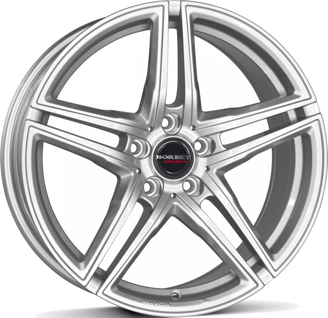 Borbet XRT brilliant silver 8x17 ET45 - LK5/112 ML72.5