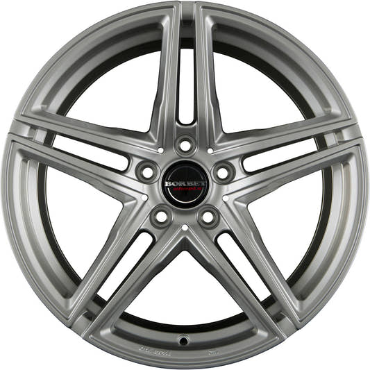 Borbet XRT brilliant silver 8x17 ET45 - LK5/112 ML72.5