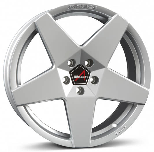 Borbet A brilliant silver 7.5x17 ET20 - LK4/108 ML65.1