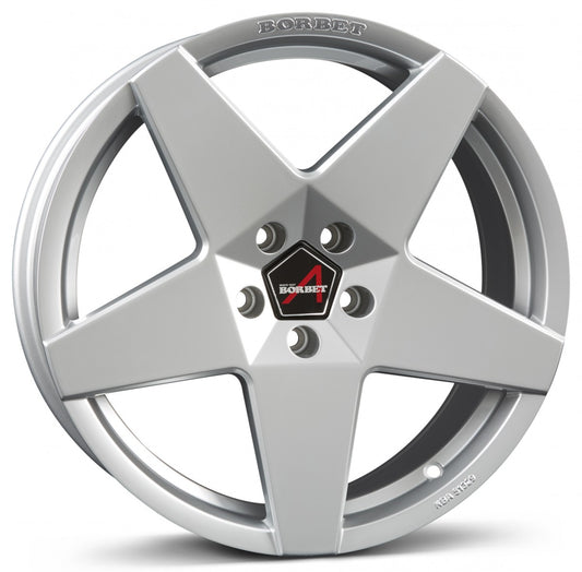 Borbet A brilliant silver 7.5x17 ET20 - LK4/108 ML65.1