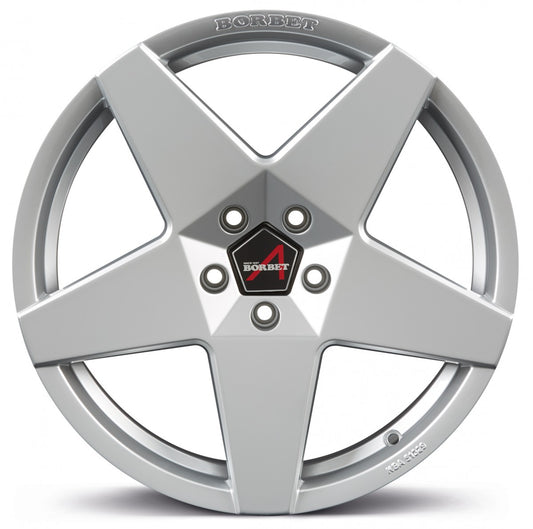 Borbet A brilliant silver 7.5x17 ET20 - LK4/108 ML65.1