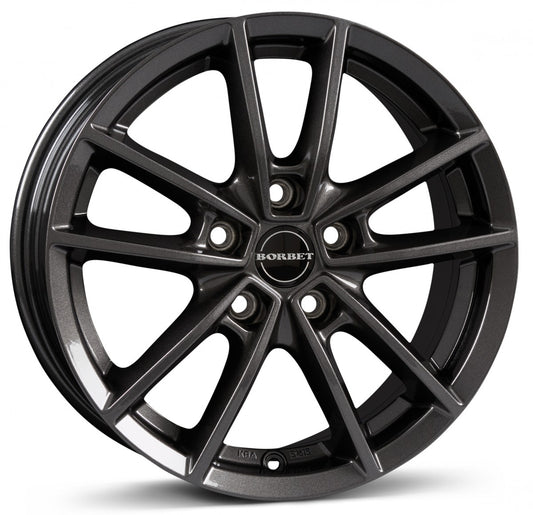 Borbet W mistral anthracite glossy 7x17 ET45 - LK5/112 ML57.1