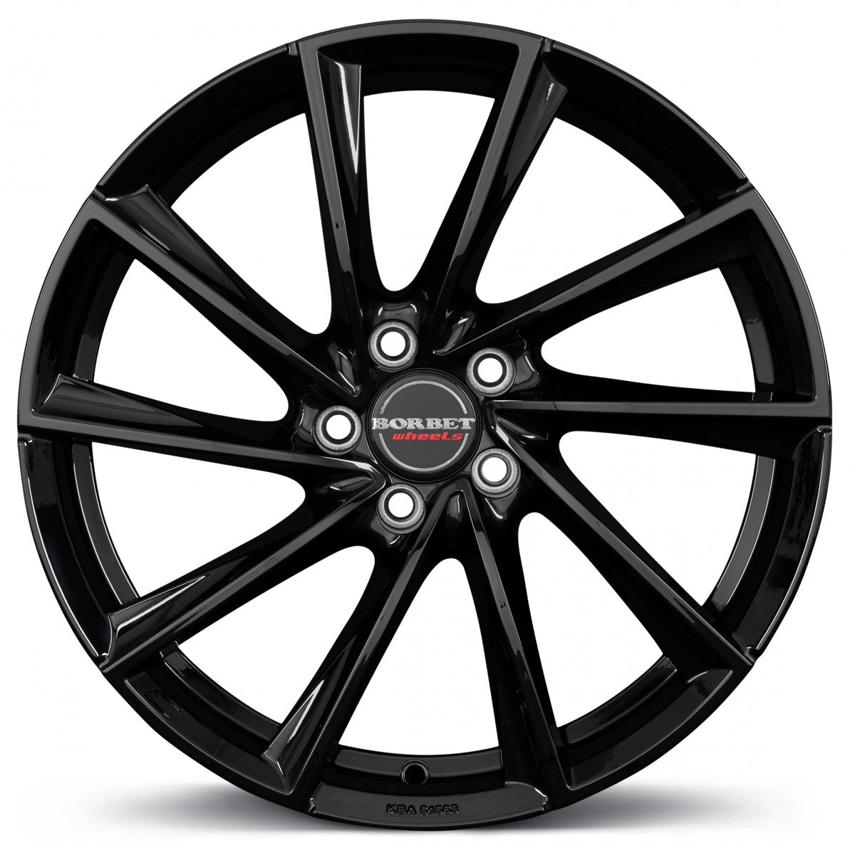 Borbet VTX black glossy 6.5x20 ET33 - LK5/114.3 ML66.1