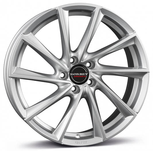 Borbet VTX brilliant silver 6.5x20 ET33 - LK5/114.3 ML66.1