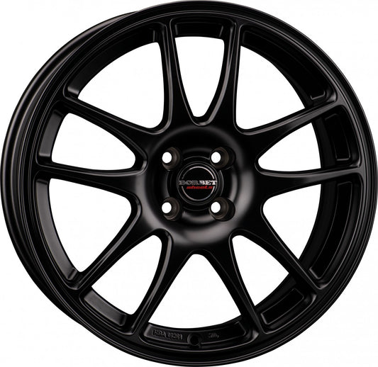Borbet RS black matt 7.5x18 ET35 - LK4/100 ML64