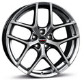 Borbet Y hyper silver 19-Zoll Alufelge 9x19 Zoll ET24 LK 5x112 ML66.5