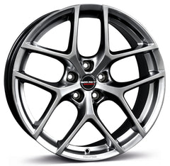 Borbet Y hyper silver 19-Zoll Alufelge 8x19 Zoll ET44 LK 5x112 ML57.1