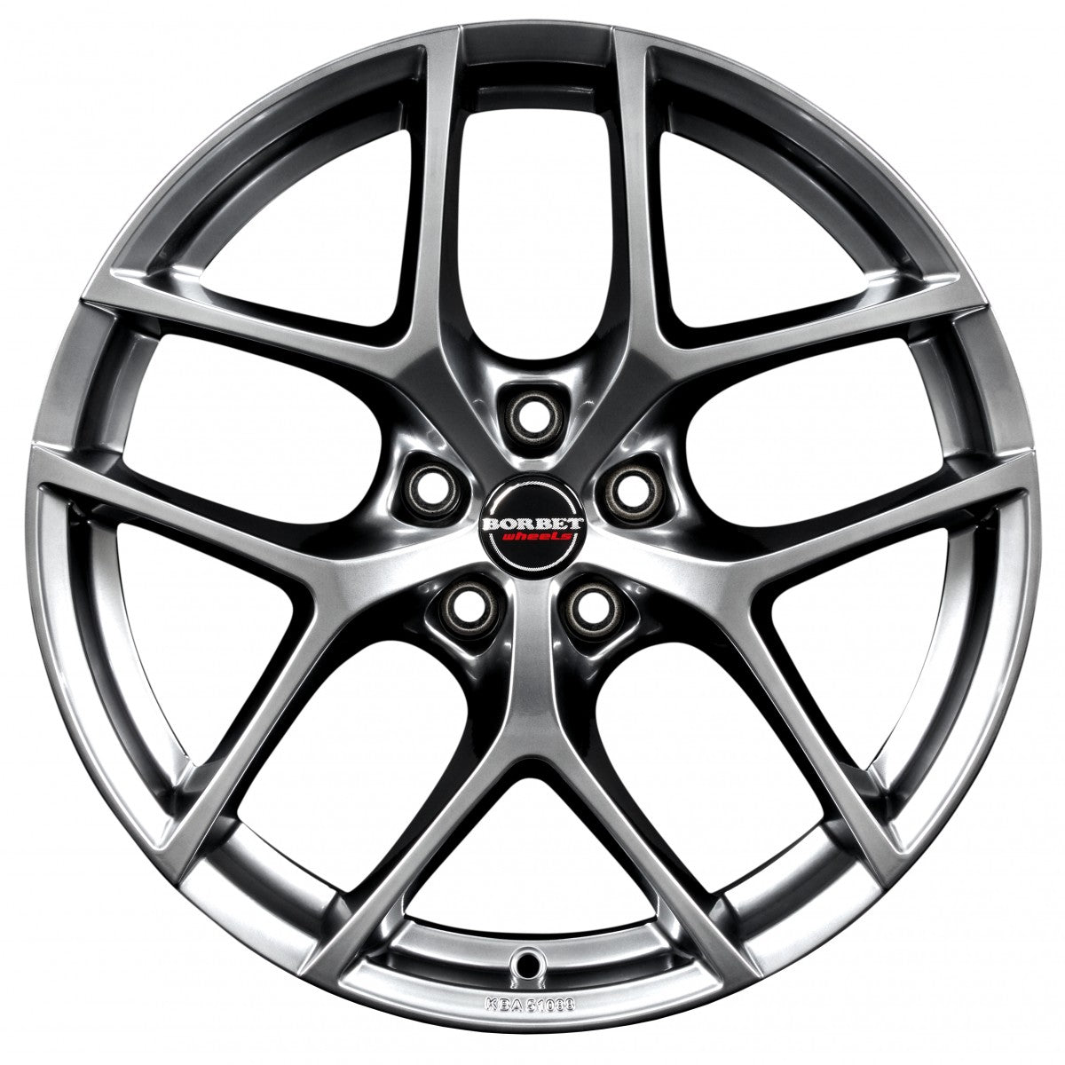Borbet Y hyper silver 19-Zoll 8x19 ET50 - LK5/112 ML72.5