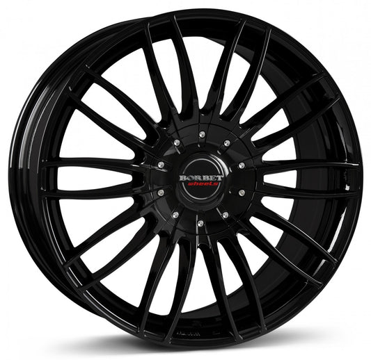 Borbet CW3 black glossy 7.5x18 ET55 - LK6/139.7 ML93.1