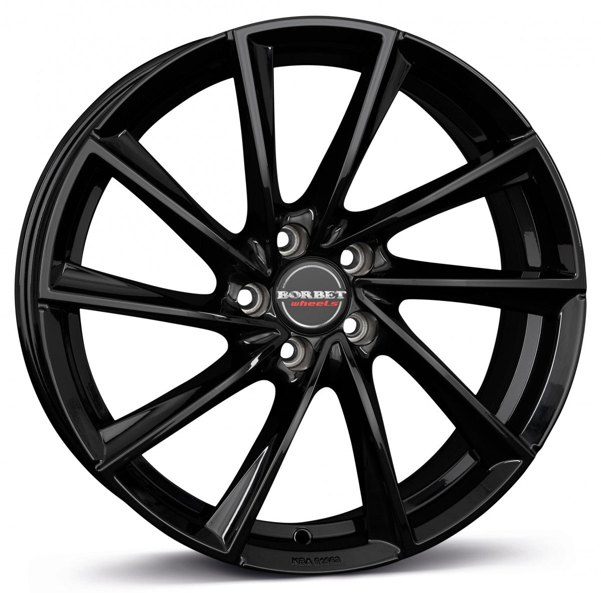 Borbet VTX black glossy 8x18 ET44 - LK5/112 ML57.1