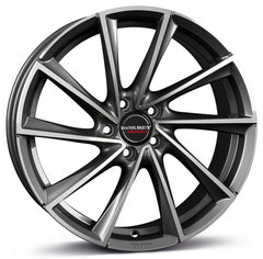 Borbet VTX graphite polished Alufelge 8x18 Zoll ET38 LK 5x115 ML70.27