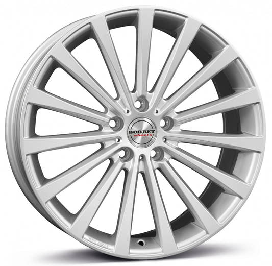 Borbet BLX brilliant silver 8.5x20 ET25 - LK5/120 ML72.5