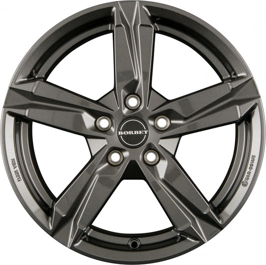 Borbet T10 mistral anthracite 6.5x16 ET42 - LK5/112 ML57.1