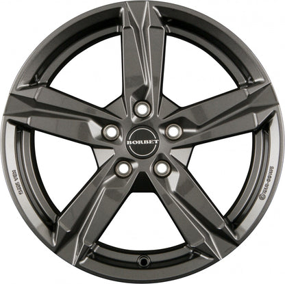 Borbet T10 mistral anthracite Alufelge 7x17 Zoll ET40 LK 5x114.3 ML66.1 – Bild 2
