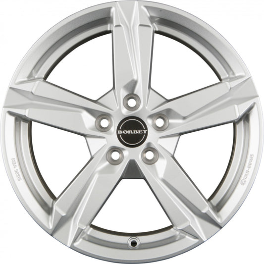 Borbet T10 crystal silver 6x15 ET46 - LK5/114.3 ML67.1