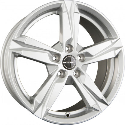 Borbet T10 crystal silver 8x18 ET45 - LK5/108 ML72.5