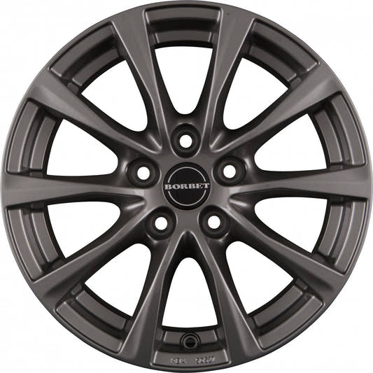 Borbet RE metal grey Alufelge – Bild 2