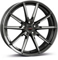 Borbet LX graphite spoke rim polished Alufelge 8.5x19 Zoll ET40 LK 5x112 ML66.5