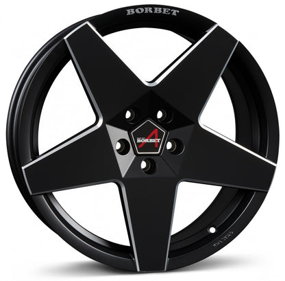 Borbet A black matt Alufelge 8.5x20 Zoll ET40 LK 5x112 ML66.5