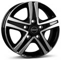 Borbet CWD black polished glossy 6x16 ET68 - LK5/118 ML71.1