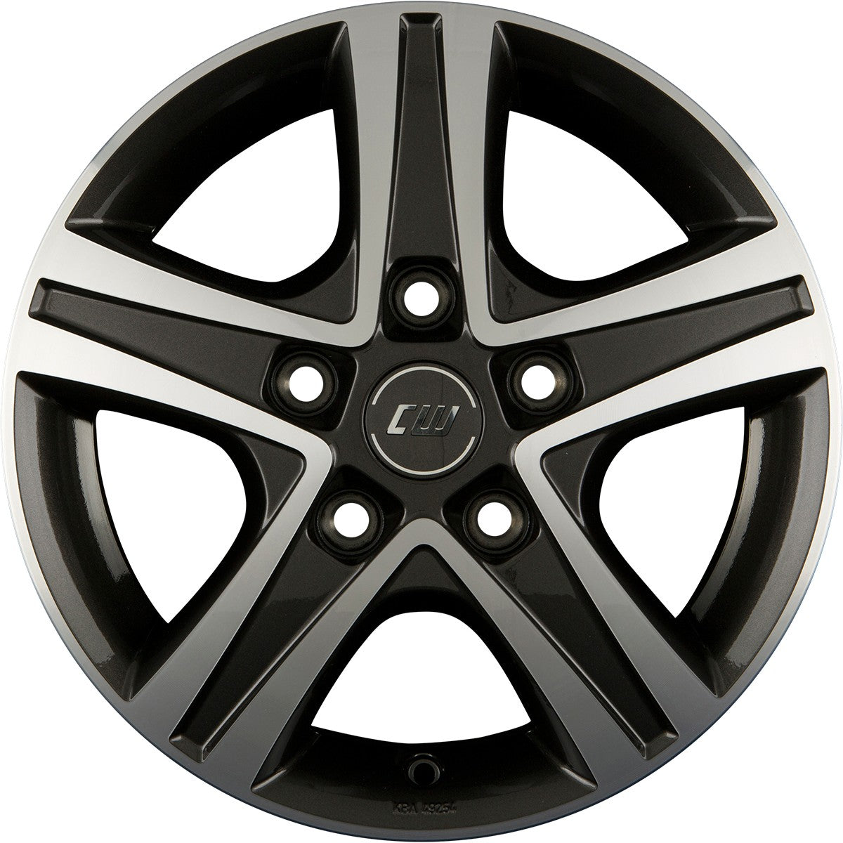 Borbet CWD mistral anthracite glossy polished 6x16 ET68 - LK5/118 ML71.1