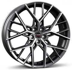 Borbet BY titan polished matt Alufelge 8.5x19 Zoll ET42 LK 5x108 ML72.5