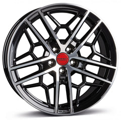 Borbet GTY black rim polished glossy Alufelge 8.5x19 Zoll ET40 LK 5x114.3 ML72.5