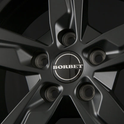Borbet T10 matt black polished Alufelge 7x17 Zoll ET50 LK 5x108 ML63.4 – Bild 6