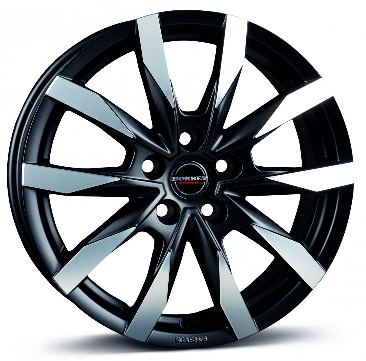 Borbet CW5 black polished matt 7.5x18 ET35 - LK5/127 ML71.6