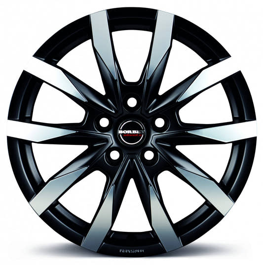 Borbet CW5 black polished matt 7.5x18 ET53 - LK5/120 ML65.1