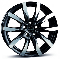Borbet CW5 black polished matt Alufelge 7.5x18 Zoll ET53 LK 5x130 ML78.1