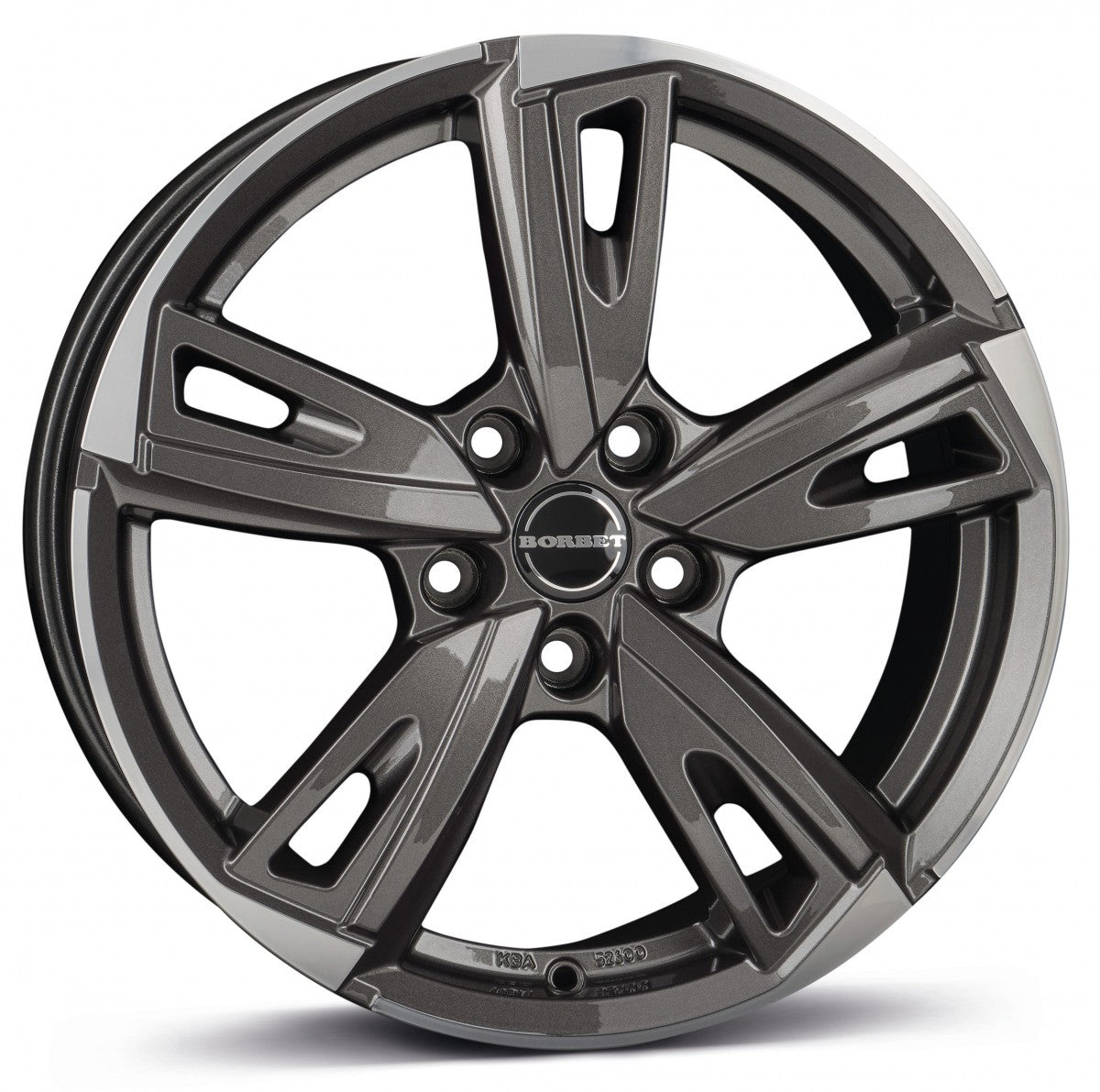 Borbet BU1 mistral anthracite glossy polished Alufelge