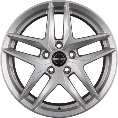 Borbet Z Crystal Silver Alufelge 7.5x17 Zoll ET36 LK 5x112 ML66.6 – Bild 3