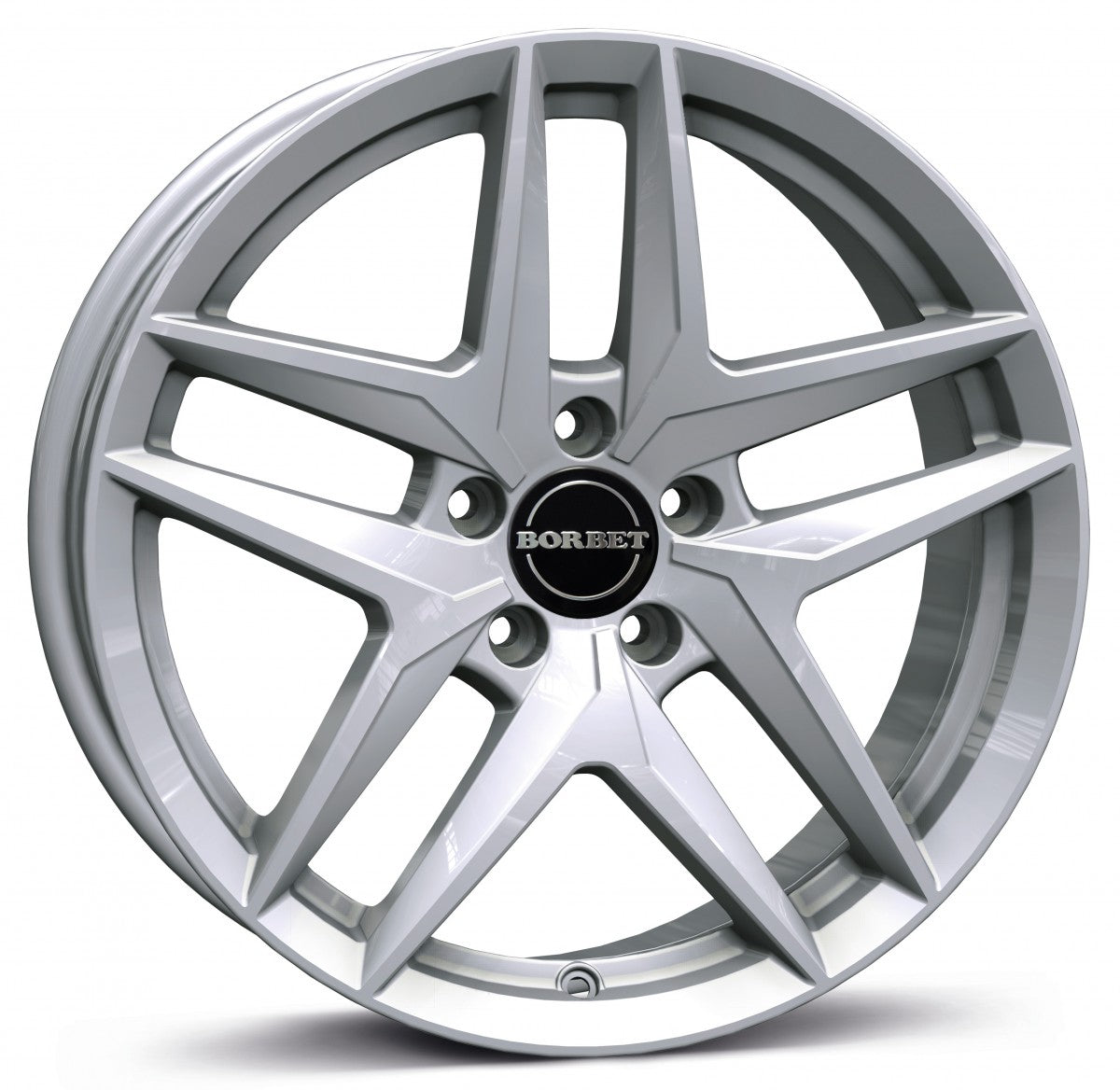 Borbet Z Crystal Silver Alufelge 7.5x17 Zoll ET36 LK 5x112 ML66.6