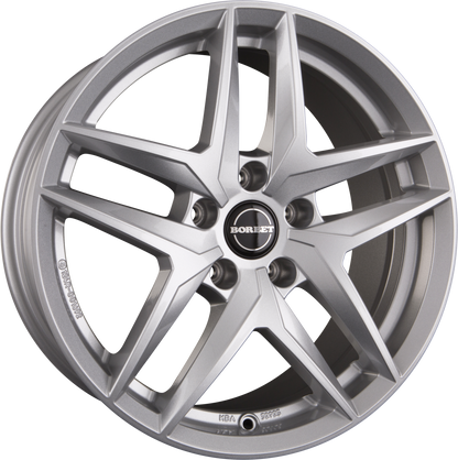 Borbet Z Crystal Silver Alufelge 7.5x17 Zoll ET36 LK 5x112 ML66.6 – Bild 4