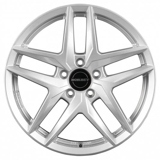 Borbet Z crystal silver Alufelge 7.5x17 Zoll ET40 LK 5x112 ML66.5