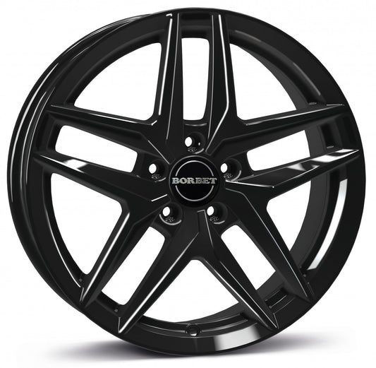 Borbet Z black glossy 8x18 ET38 - LK5/112 ML66.5