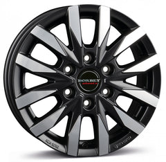 Borbet CW6 black polished matt Alufelge 6.5x16 Zoll ET54 LK 6x130 ML84.1